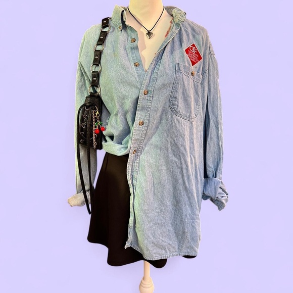 Light Blue Denim Shirt - Picture 1 of 8
